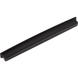 Jeffrey Alexander 141-305MB 305 mm Center Matte Black Square-to-Center Square Renzo Cabinet Cup Pull