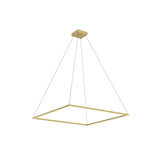 Kuzco PD88148-BG PIAZZA 48" PENDANT BG TEXTURED DOWN ONLY DUO CANOPY 930 TRIAC 120 103W