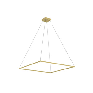 Kuzco PD88148-BG PIAZZA 48" PENDANT BG TEXTURED DOWN ONLY DUO CANOPY 930 TRIAC 120 103W