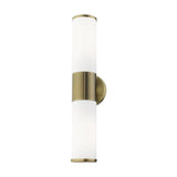 Livex Lighting 16562-01 Lindale 2 Light 19 inch Antique Brass ADA Vanity Sconce Wall Light