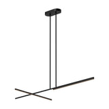 Kuzco LP28760-BK SHIFT 60" LINEAR PENDANT TEXTURED BLACK 120V TRIAC/ELV LED 3000K 90CRI 48W
