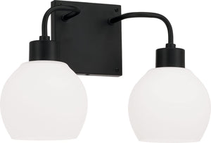 Capital Lighting 120021MB-540 Tanner 2 Light Vanity Matte Black