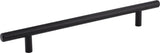 Elements 270SSMB 192 mm Center-to-Center Hollow Matte Black Stainless Steel Naples Cabinet Bar Pull