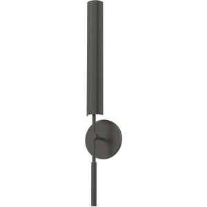 Alora WV316401UBMS ASTRID 1 LIGHT WALL VANITY LED URBAN BRONZE W/ METAL SHADE 4W 120VAC WITH LED DRIVER 2700K 90CRI