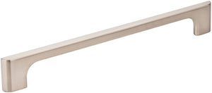 Jeffrey Alexander 286-192SN 192 mm Center-to-Center Satin Nickel Asymmetrical Leyton Cabinet Pull
