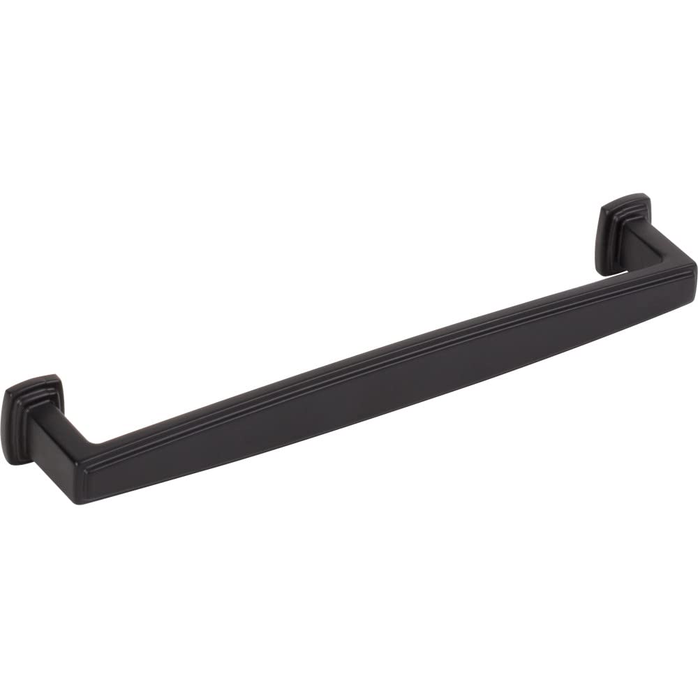 Jeffrey Alexander 171-160MB 160 mm Center-to-Center Matte Black Richard Cabinet Pull