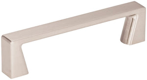 Jeffrey Alexander 177-96SN 96 mm Center-to-Center Satin Nickel Square Boswell Cabinet Pull