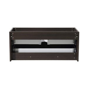 Fresca FCB8011BW Fresca Mezzo 48" Black Wall Hung Modern Bathroom Cabinet