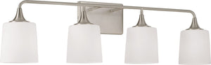 Capital Lighting 148941BN-541 Presley 4 Light Vanity Brushed Nickel
