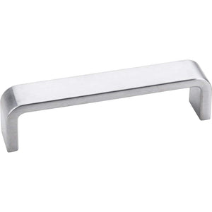 Elements 193-4BC 4" Center-to-Center Brushed Chrome Square Asher Cabinet Pull