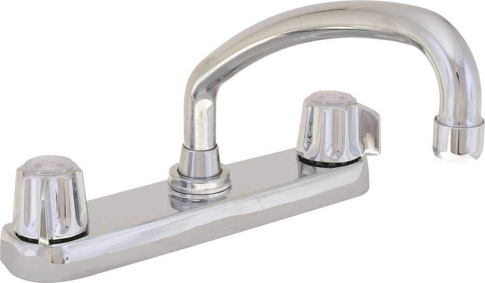 Gerber G0742426 Chrome Classics Two Handle Kitchen Faucet Deck Plate MOUNTED...