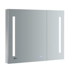 Fresca FMC013630 Fresca Tiempo 36" Wide x 30" Tall Bathroom Medicine Cabinet w/ LED Lighting & Defogger