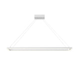 Kuzco PD88548-WH PIAZZA RECTANGULAR 48" PENDANT WH TEXTURED DOWN ONLY 930 TRIAC 120 65W