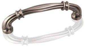 Jeffrey Alexander 317-96BNBDL 96 mm Center-to-Center Brushed Pewter Lafayette Cabinet Pull