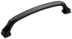 Amerock Cabinet Pull Oil Rubbed Bronze 6-5/16 inch (160 mm) Center to Center Revitalize 1 Pack Drawer Pull Drawer Handle Cabinet Hardware