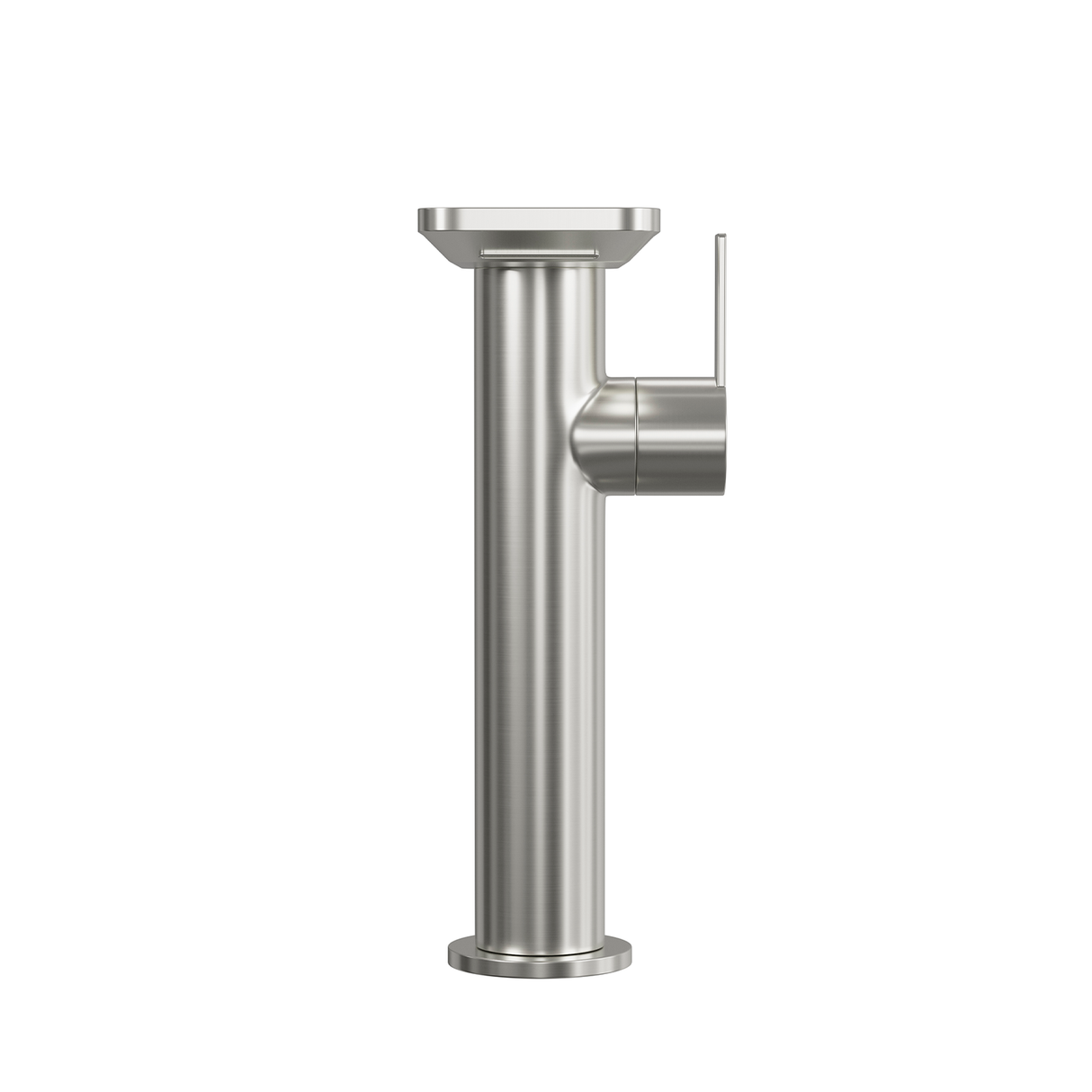 DAX Brass Single Handle Bathroom Waterfall Vessel Basin Faucet, Brushed Nickel DAX-8205A-BN