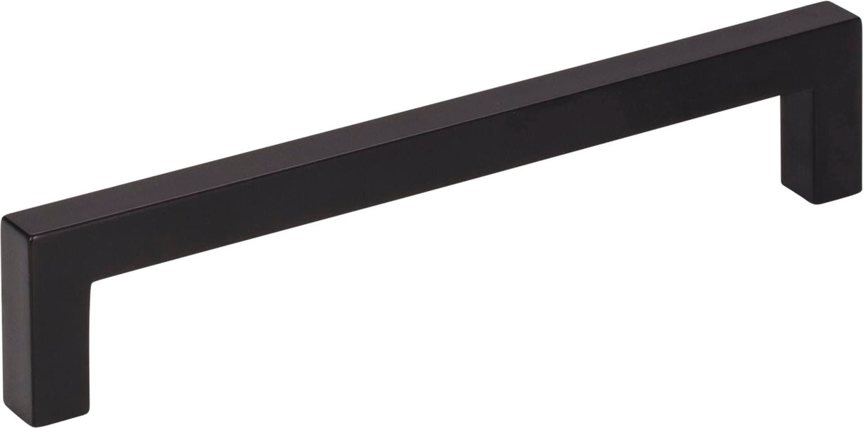 Elements 625-128MB 128 mm Center-to-Center Matte Black Square Stanton Cabinet Bar Pull