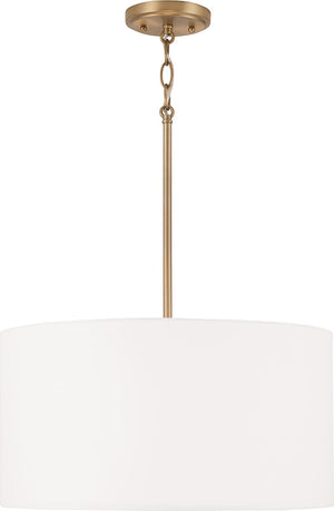 Capital Lighting 314632AD-659 Alan 3 Light Pendant Aged Brass