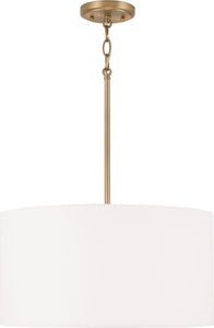 Capital Lighting 314632AD-659 Alan 3 Light Pendant Aged Brass