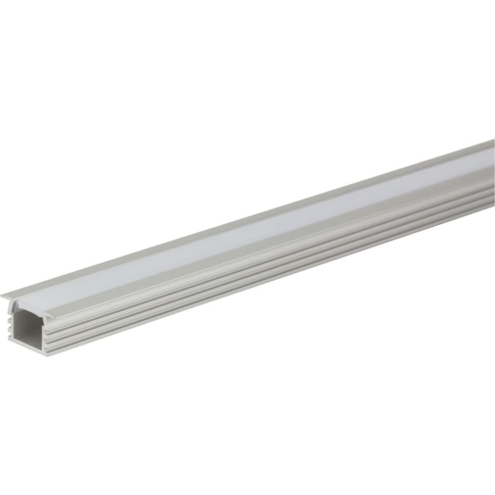 Task Lighting L-002XL-FR-48 48" 002XL Series Recessed Aluminum Profile, Frosted Lens