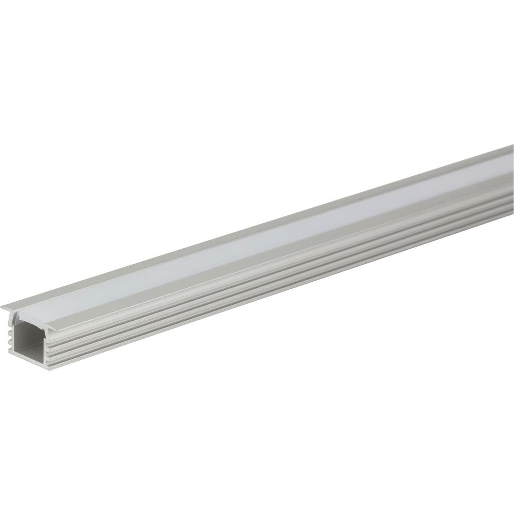 Task Lighting L-002XL-FR-90 90" 002XL Series Recessed Aluminum Profile, Frosted Lens