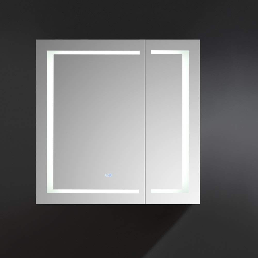 Fresca FMC023636 Fresca Spazio 36" Wide x 36" Tall Bathroom Medicine Cabinet w/ LED Lighting & Defogger
