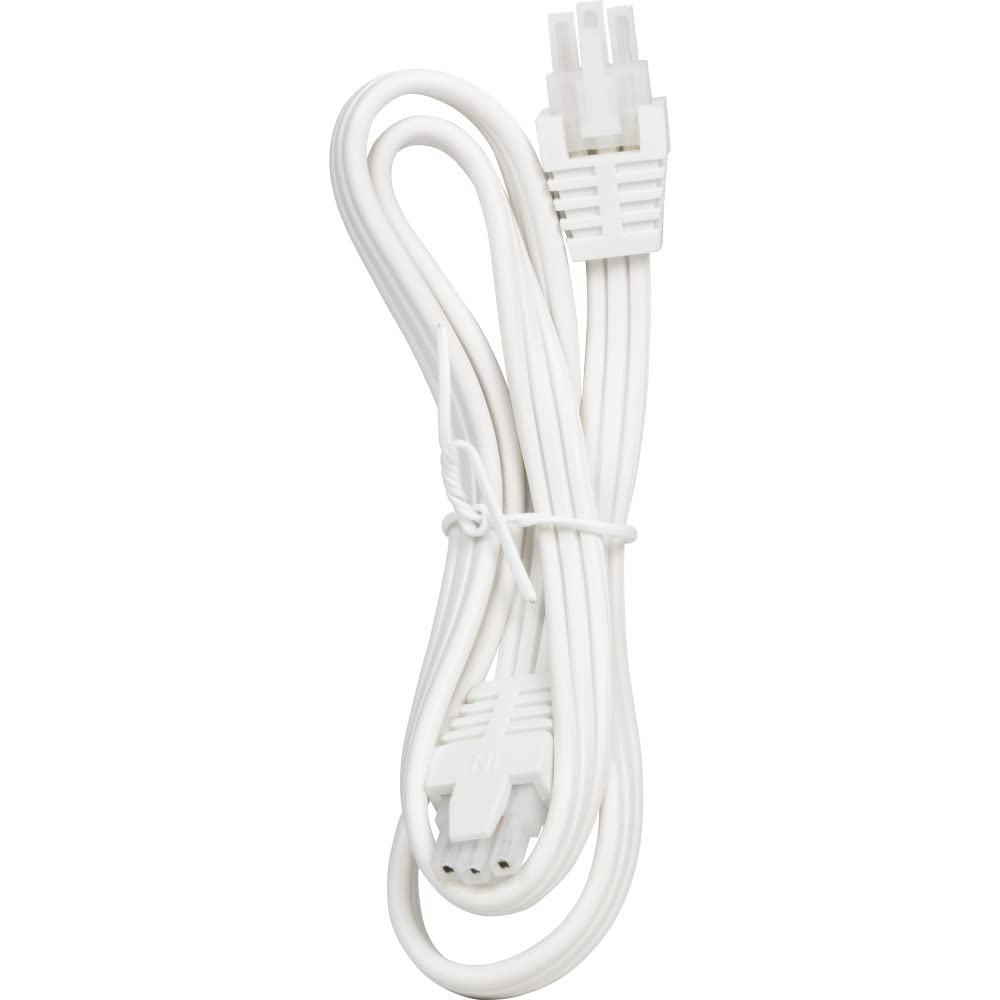 Task Lighting L-BL-LC-02-W 2 ft Linking Cable for 120V Bar Light, White