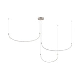 Kuzco MP89370-BN TALIS 70" MP BRUSHED NICKEL  52W LED 90 3000K DC LED