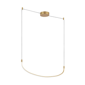 Kuzco LP89048-BG TALIS 48" LP BRUSHED GOLD  26W LED 90 3000K DC LED