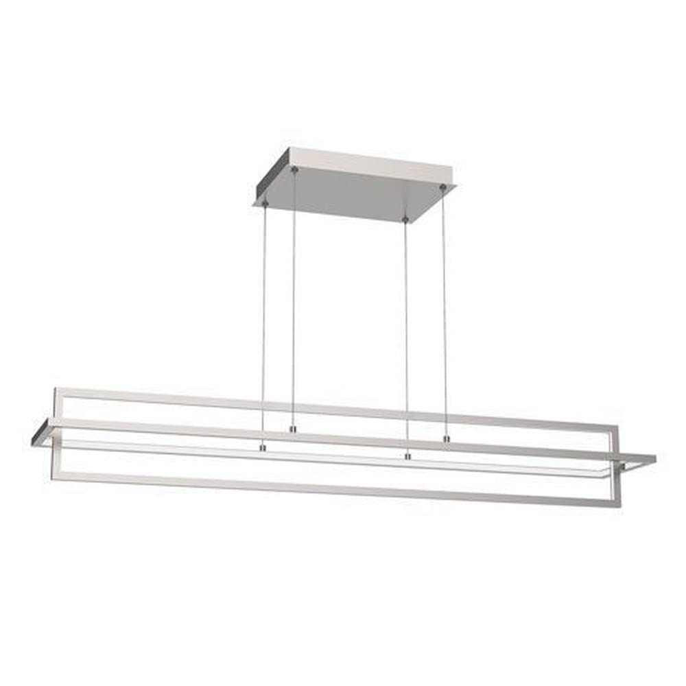 Kuzco LP16248-BN MONDRIAN 48" LINEAR PENDANT BRUSHED NICKEL 94W 120VAC WITH LED DRIVER 3000K 90CRI