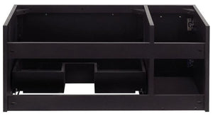 Fresca FCB6136GR-UNS-R Fresca Lucera 36" Gray Wall Hung Undermount Sink Modern Bathroom Cabinet - Right Version