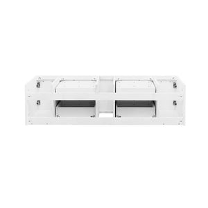 Fresca FCB6160GR-VSL Fresca Lucera 60" Gray Wall Hung Single Vessel Sink Modern Bathroom Cabinet
