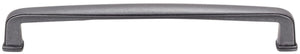 Jeffrey Alexander 1092-160AEM 160 mm Center-to-Center Lightly Distressed Antique Brass Square Milan 1 Cabinet Pull