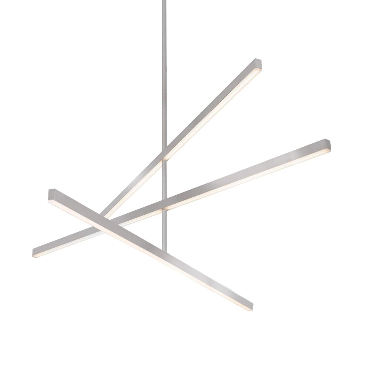 Kuzco CH10356-BG VEGA 56" CH Brushed Gold 120V TRIAC/ELV LED 3000K 90CRI 72W