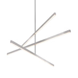 Kuzco CH10356-BG VEGA 56" CH Brushed Gold 120V TRIAC/ELV LED 3000K 90CRI 72W