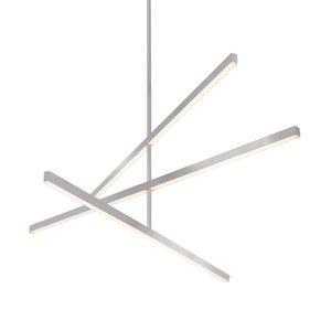 Kuzco CH10356-BG VEGA 56" CH Brushed Gold 120V TRIAC/ELV LED 3000K 90CRI 72W