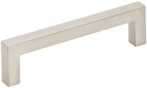 Elements 625-96SN-25 25-Pack of the 96 mm Center-to-Center Satin Nickel Square Stanton Cabinet Bar Pull