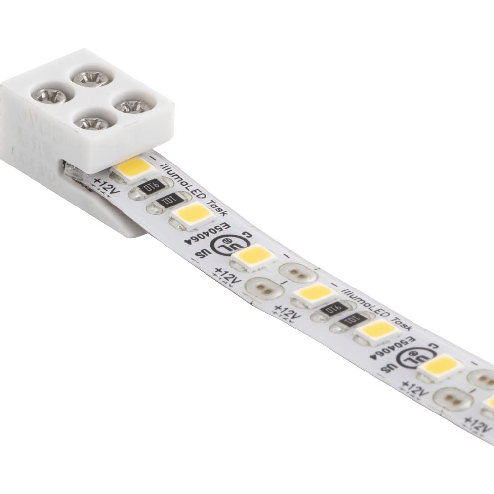 Task Lighting L-EZV2-6PK-WT 8-10 MM EZ Ramp Connector 6 Pack, White