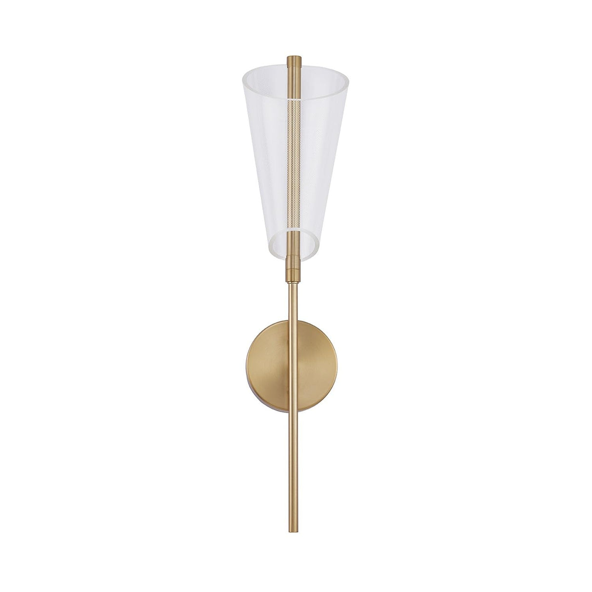 Kuzco WS62524-BG/LG MULBERRY 24" WS BRUSHED GOLD LIGHT GUIDE  14W LED 90 3000K DC LED