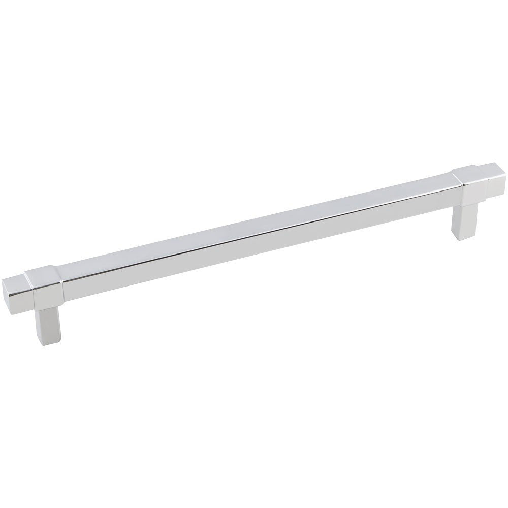 Jeffrey Alexander 293-192PC 192 mm Center-to-Center Polished Chrome Square Zane Cabinet Pull