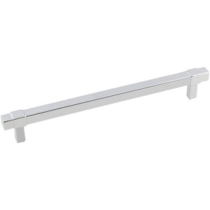 Jeffrey Alexander 293-192PC 192 mm Center-to-Center Polished Chrome Square Zane Cabinet Pull