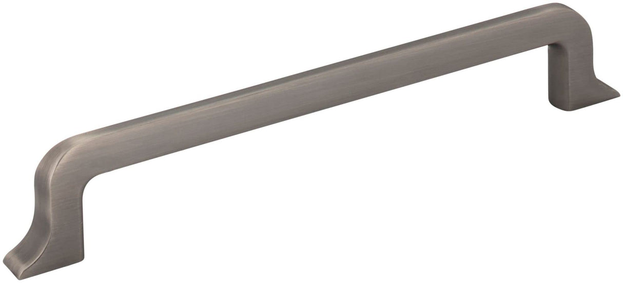 Jeffrey Alexander 839-160BNBDL 160 mm Center-to-Center Brushed Pewter Callie Cabinet Pull