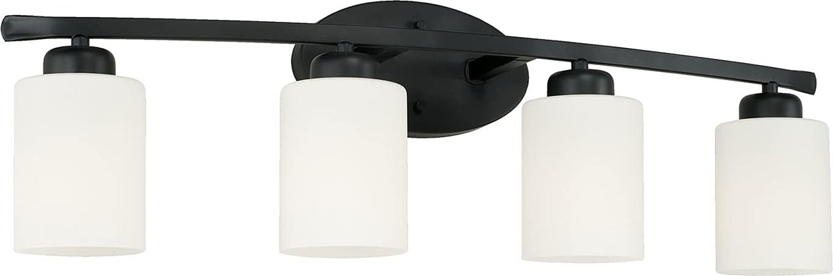 Capital Lighting 115241MB-338 Dixon 4 Light Vanity Matte Black