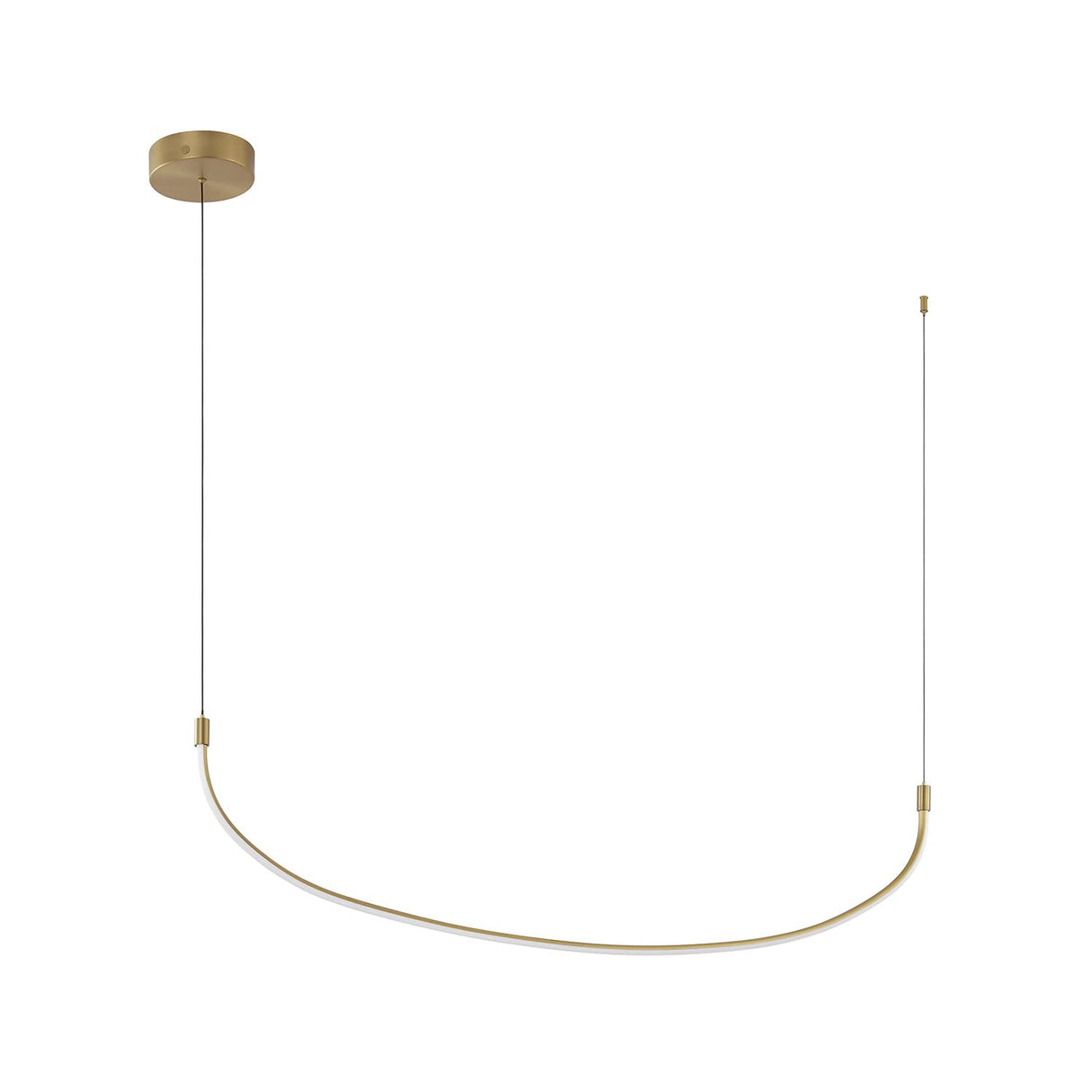 Kuzco LP89048-BG TALIS 48" LP BRUSHED GOLD  26W LED 90 3000K DC LED