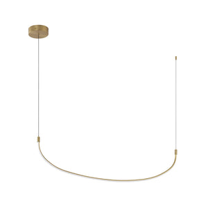 Kuzco LP89048-BG TALIS 48" LP BRUSHED GOLD  26W LED 90 3000K DC LED