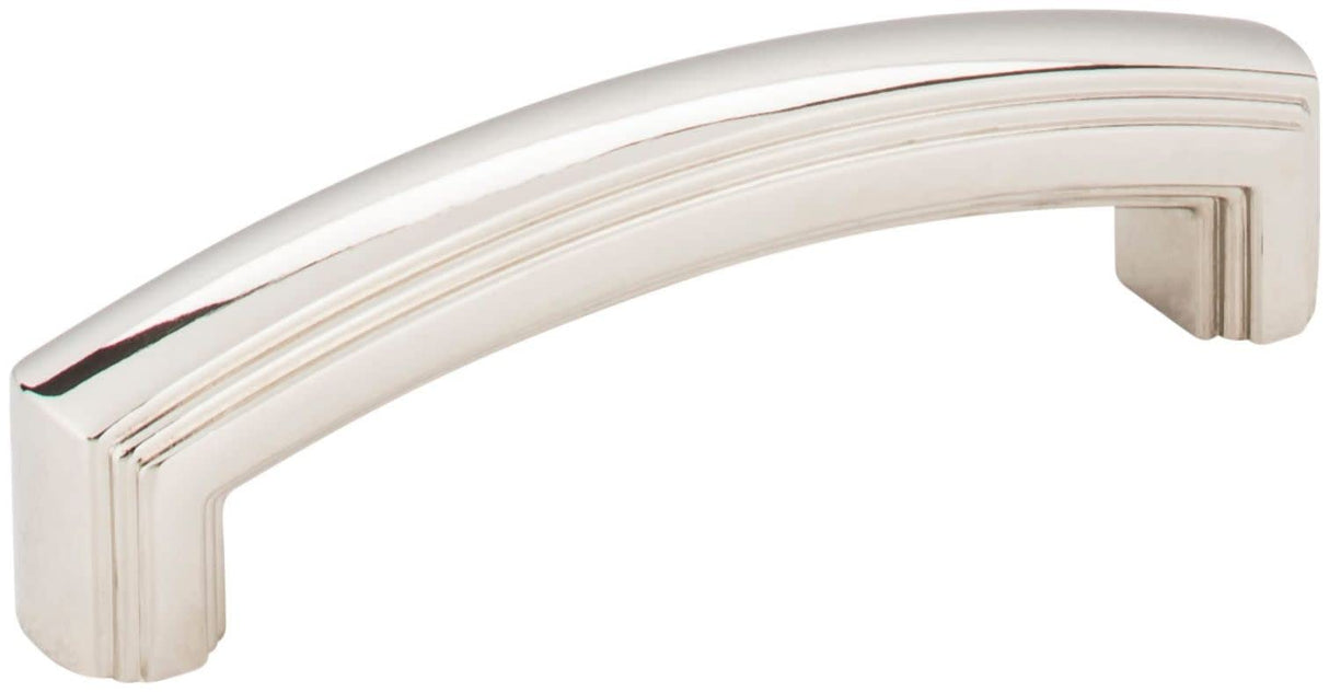 Jeffrey Alexander 519-96NI 96 mm Center-to-Center Polished Nickel Delgado Cabinet Pull