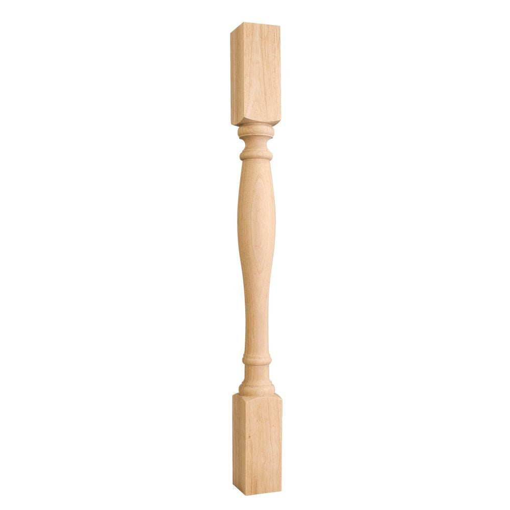 Hardware Resources P1-3MP 3" W x 3" D x 35-1/2" H Hard Maple Turned Post