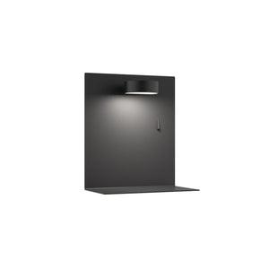 Kuzco WS16907-BK DRESDEN 7" WALL SCONCE BLACK 7W 120VAC WITH LED DRIVER AND USB PORT 3000K 90CRI