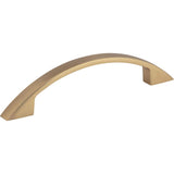Elements 8004-SBZ 96 mm Center-to-Center Satin Bronze Arched Somerset Cabinet Pull