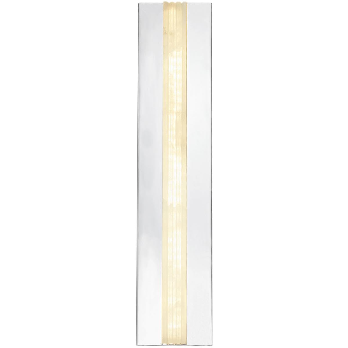 Alora WV322623PNAR KISMET 23" WV POLISHED NICKEL ALABASTER  30W LED 90 3000K AC LED